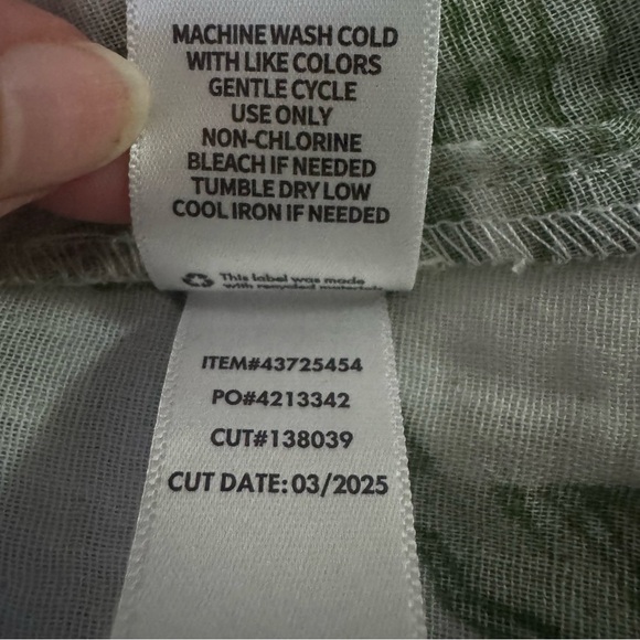 Torrid Belle Isle Popover Dolman Midi Dress Size 2X Palm Leaves Pockets - Picture 6 of 6